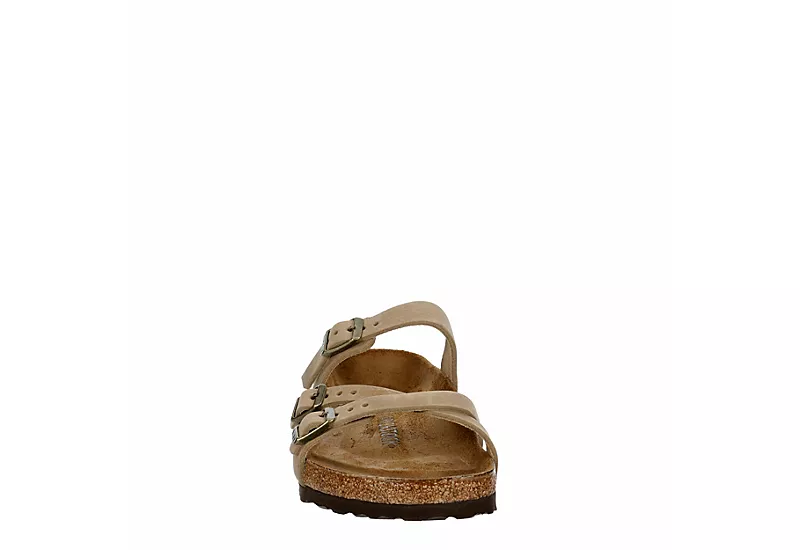 Birkenstock Womens France Footbed Sandal - Brown - Image 3