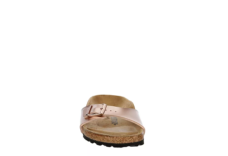 Birkenstock Womens Madrid Footbed Sandal - Rose Gold - Image 3