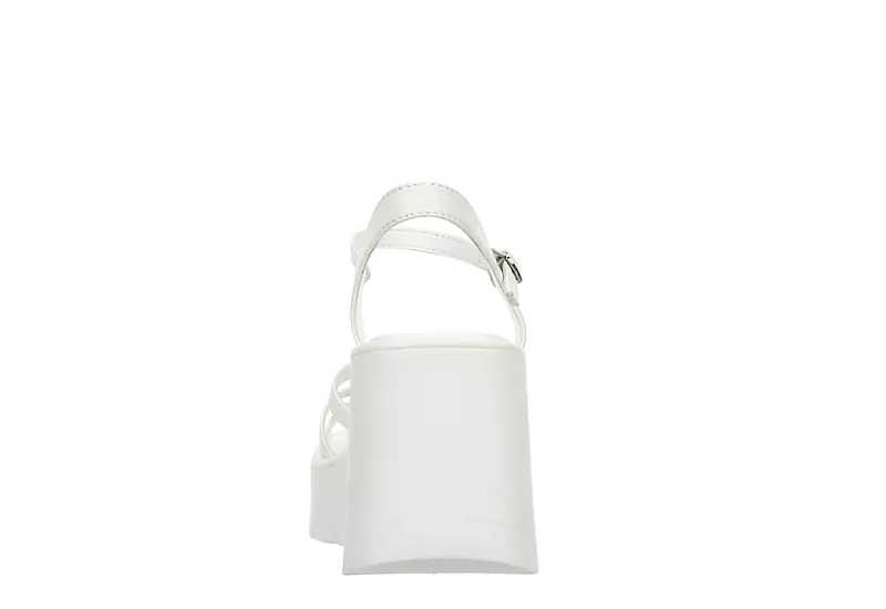 Madden Girl Womens Vaultt Wedge Sandal - White - Image 5