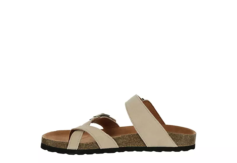White Mountain Womens Gracie Footbed Sandal - Tan - Image 4