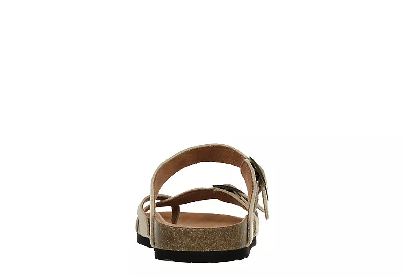 White Mountain Womens Gracie Footbed Sandal - Tan - Image 5