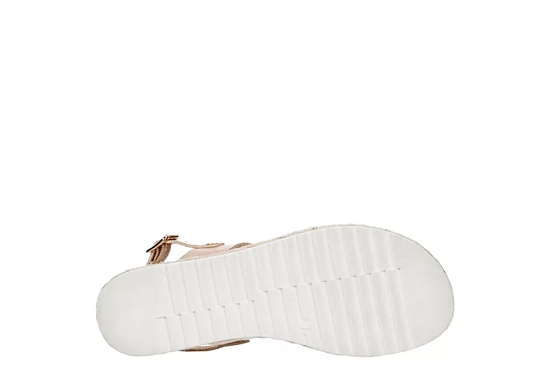 Xappeal Womens Amelia Wedge Sandal - Rose Gold - Image 7