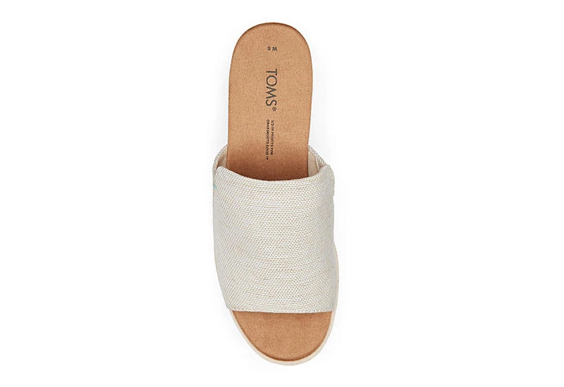 Toms Womens Diana Mule Sandal - Natural - Image 4