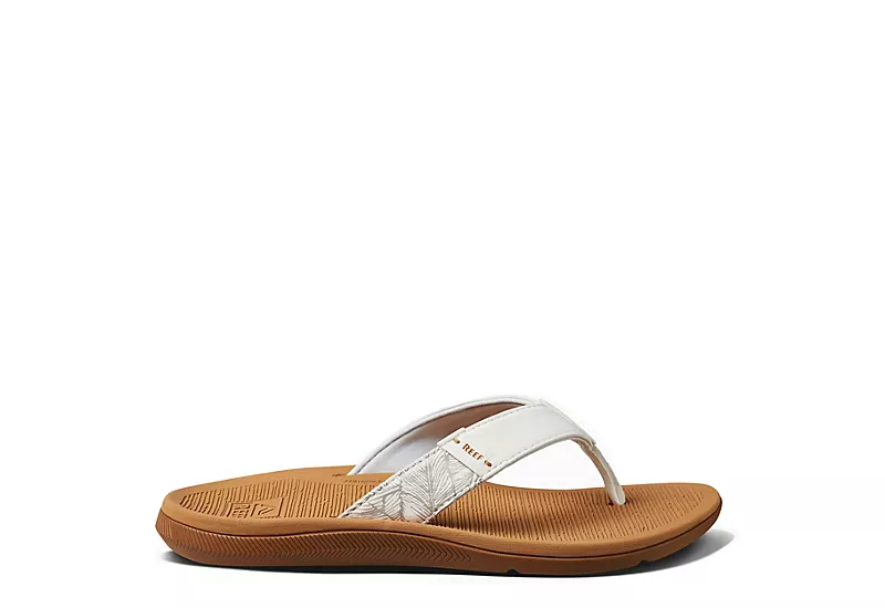 Reef Womens Santa Ana Flip Flop Sandal - White - Image 2