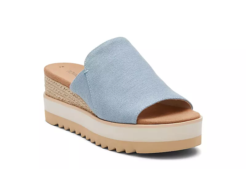 Toms Womens Diana Mule Sandal - Denim