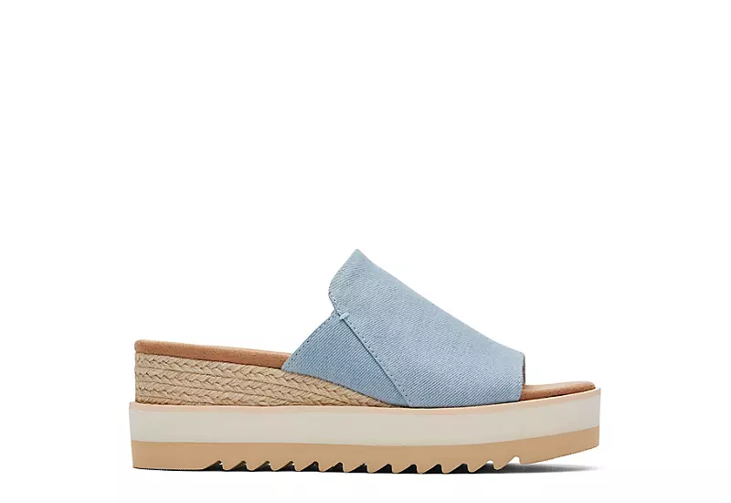 Toms Womens Diana Mule Sandal - Denim - Image 2