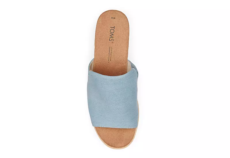 Toms Womens Diana Mule Sandal - Denim - Image 4