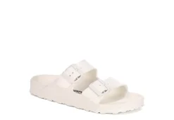 Birkenstock Womens Arizona Essentials Slide Sandal - White