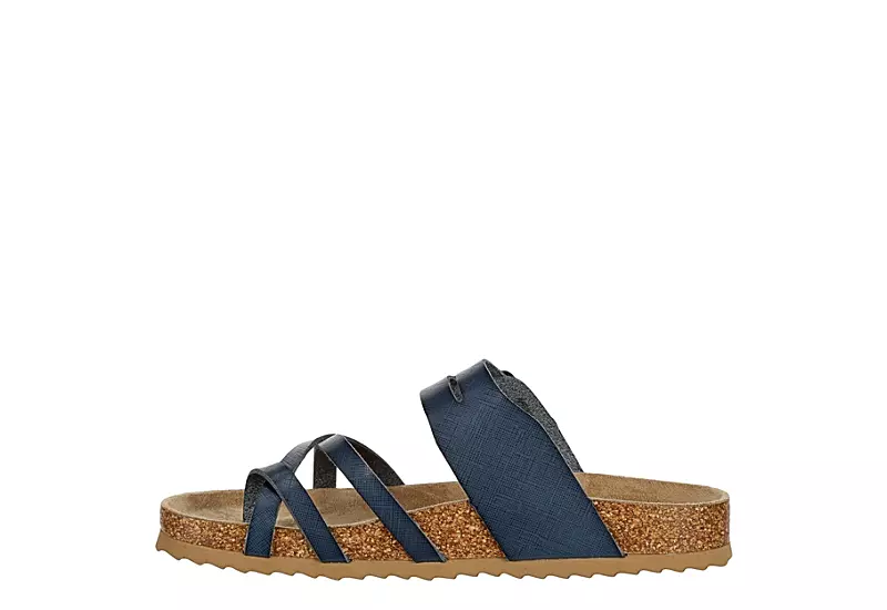 Bjorndal Womens Sami Footbed Sandal - Navy - Image 4