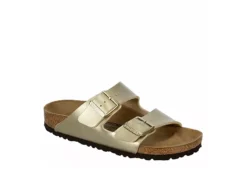 Birkenstock Womens Arizona Footbed Sandal - Gold