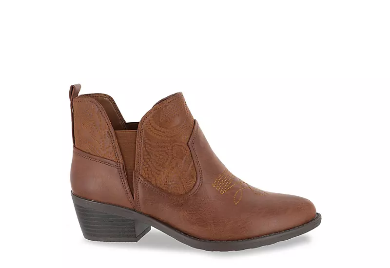 Easy Street Womens Legend Bootie - Tan - Image 2