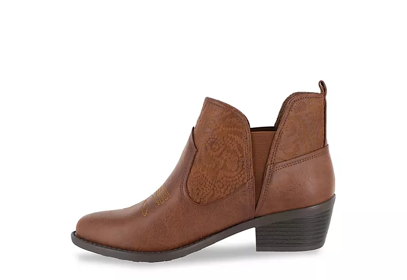 Easy Street Womens Legend Bootie - Tan - Image 4