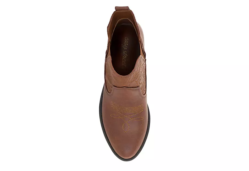 Easy Street Womens Legend Bootie - Tan - Image 6