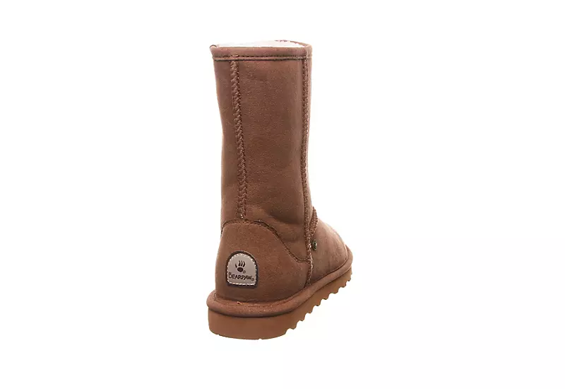 Bearpaw Womens Elle Short Vegan Fur Boot - Tan - Image 5