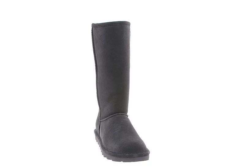 Bearpaw Womens Elle Tall Fur Boot - Grey - Image 3
