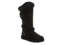 Bearpaw Womens Sheilah Fur Boot - Black