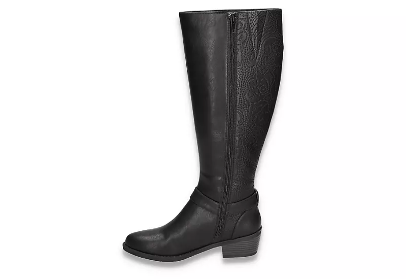 Easy Street Womens Luella Casual Tall Boot - Black - Image 4