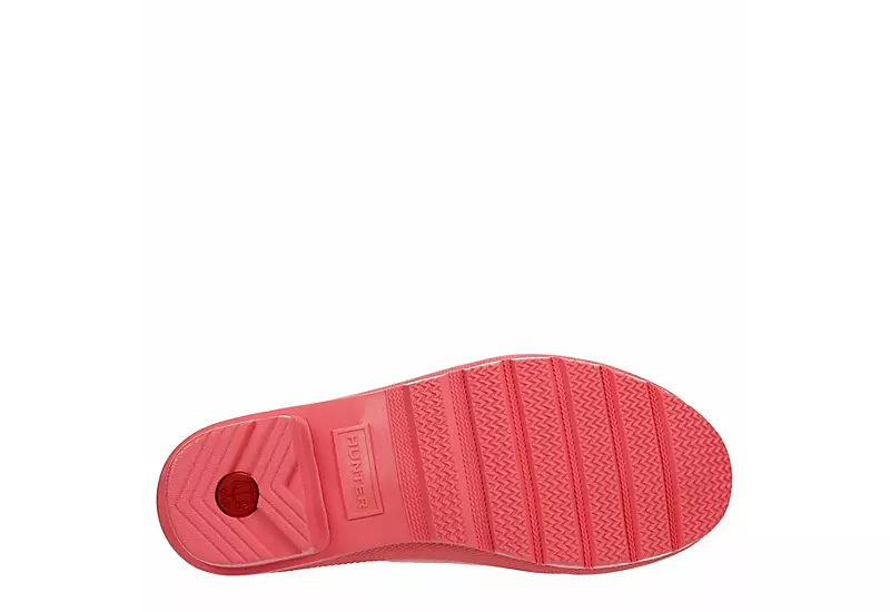 Hunter Boots Llc Womens Original Chelsea Gloss Rain Boot - Pink - Image 7