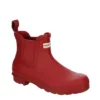 Hunter Boots Llc Womens Original Chelsea Rain Boot - Red