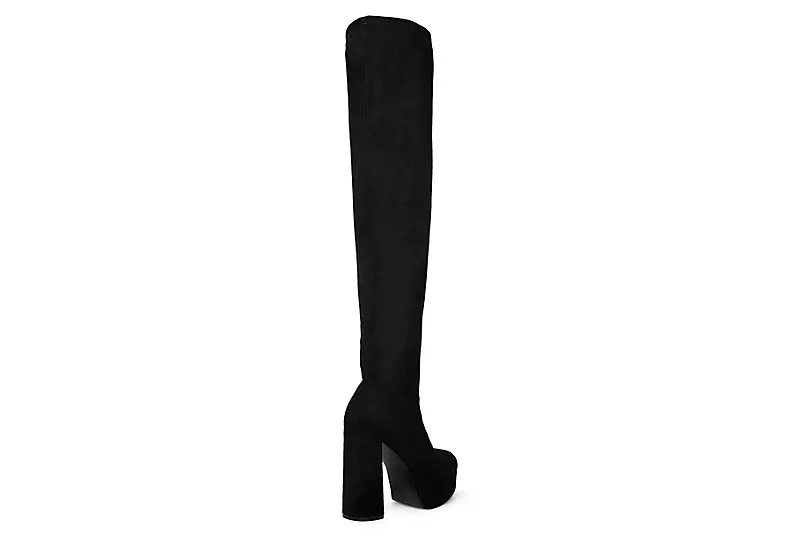 Madden Girl Womens Orin Over The Knee Boot - Black - Image 4