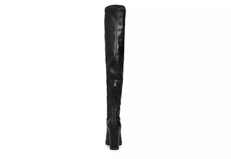 Madden Girl Womens Signall Over The Knee Boot - Black - Image 5