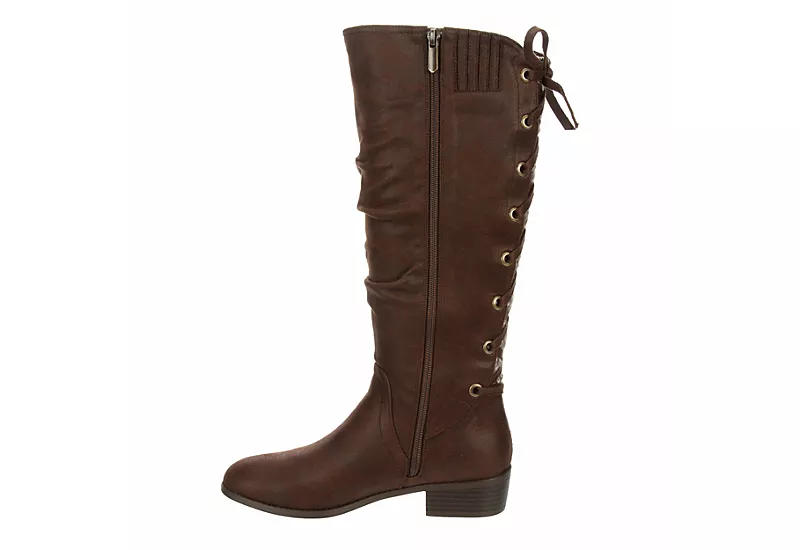 Xappeal Womens Cheyenne Tall Boot - Brown - Image 4