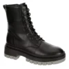 Limelight Womens Erin Combat Boot - Black