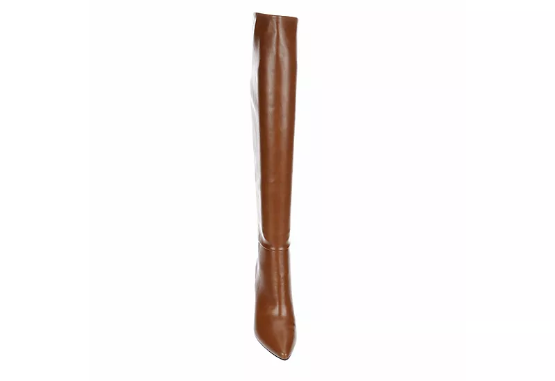 Michael By Michael Shannon Womens Camille Wide Calf Over The Knee Boot - Mocha - Image 3