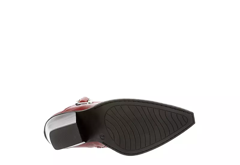 Michael By Michael Shannon Womens Dottie Western Boot - Red - Image 7