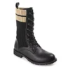 Journee Collection Womens Melei Lace Up Boot - Black