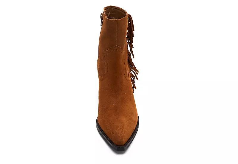 Coconuts Womens Jane Western Ankle Boot - Cognac - Image 3