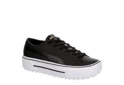 Puma Womens Kaia Platform Sneaker - Black