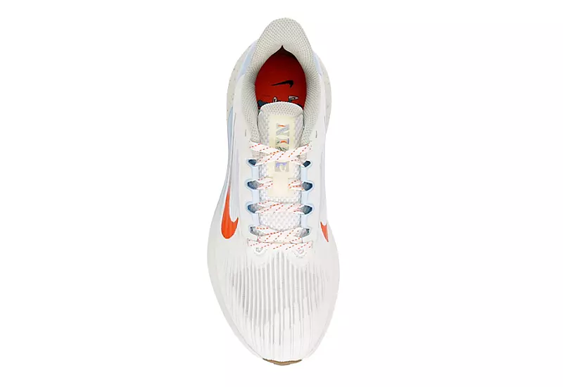 Nike Womens Zoom Winflo 9 Running Shoe - Blue - Image 6