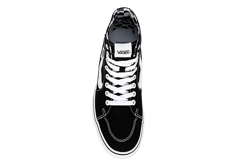 Vans Womens Filmore High Top Tapered Platform Sneaker - Black - Image 6