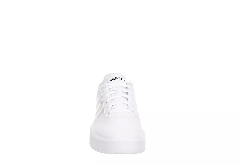 Adidas Womens Court Platform Sneaker - White - Image 3