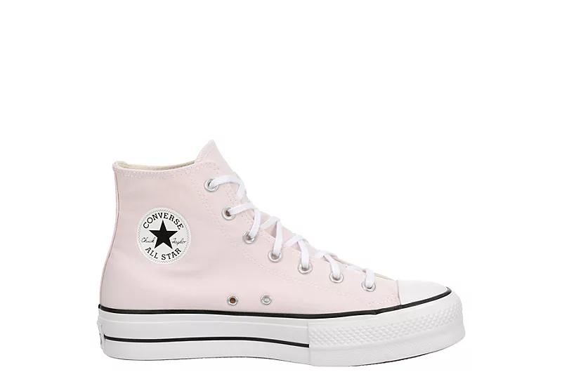 Converse Womens Chuck Taylor All Star High Top Platform Sneaker - Pale Pink - Image 2