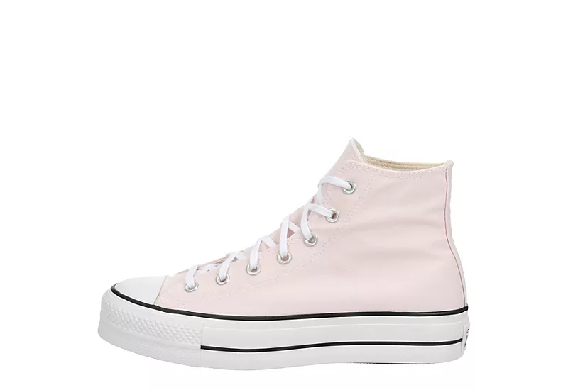 Converse Womens Chuck Taylor All Star High Top Platform Sneaker - Pale Pink - Image 4