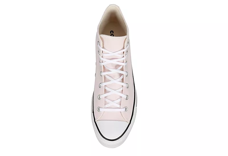 Converse Womens Chuck Taylor All Star High Top Platform Sneaker - Pale Pink - Image 6