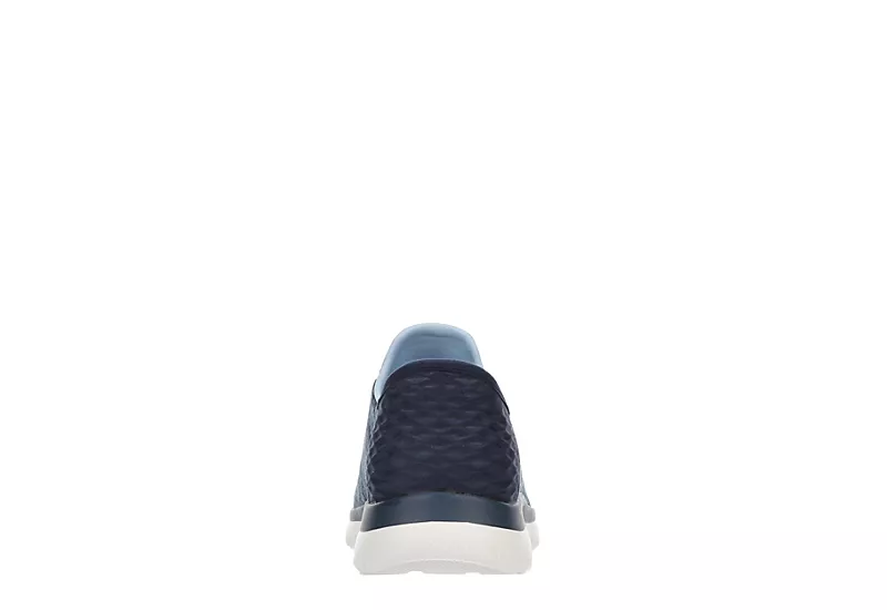 Skechers Womens Summits Slip-ins Running Shoe - Navy - Image 5