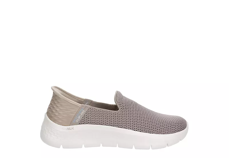 Skechers Womens Go Walk Flex Slip-ins Walking Shoe - Taupe - Image 2