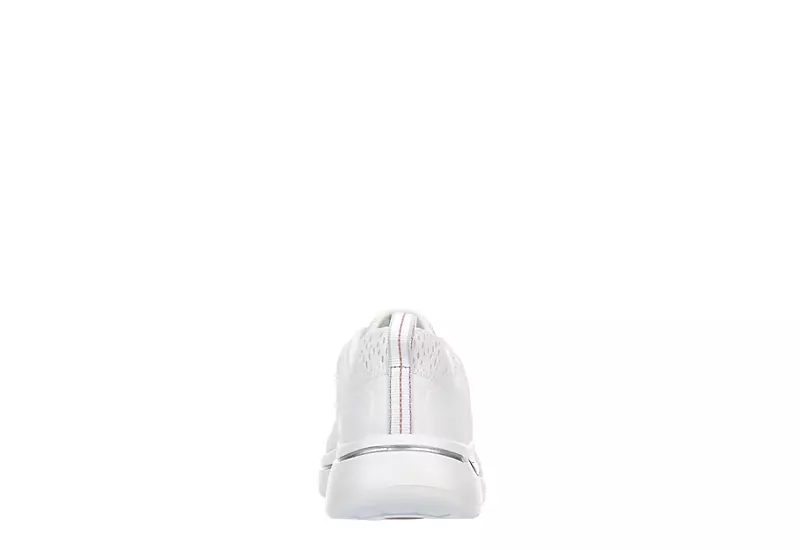 Skechers Womens Arch Fit Lace Up Sneaker - White - Image 5