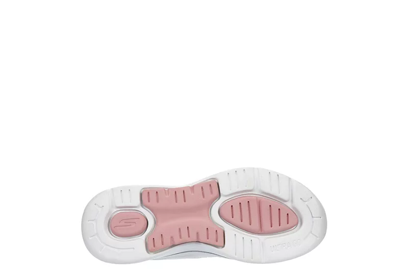 Skechers Womens Arch Fit Lace Up Sneaker - White - Image 7