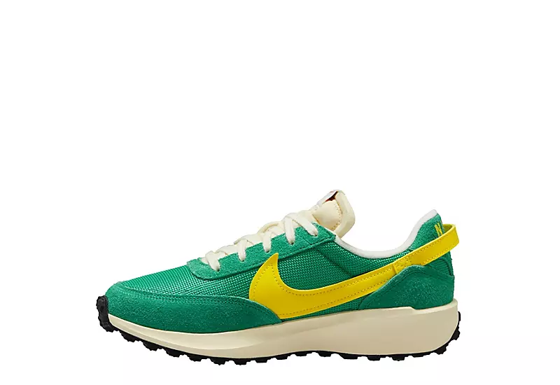 Nike Womens Waffle Debut Sneaker - Dark Green - Image 3