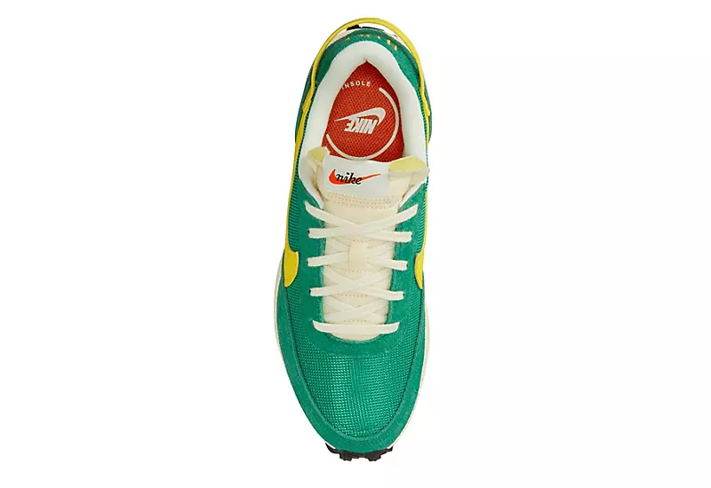 Nike Womens Waffle Debut Sneaker - Dark Green - Image 4