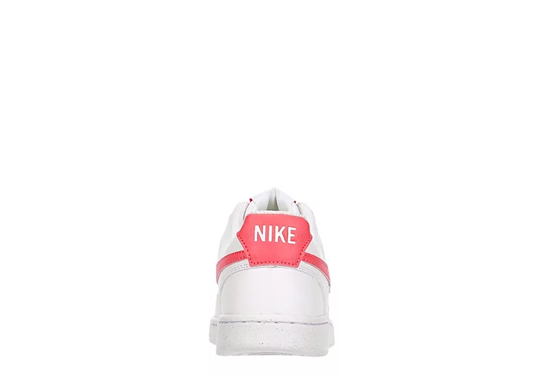 Nike Womens Court Vision Low Sneaker - White - Image 5