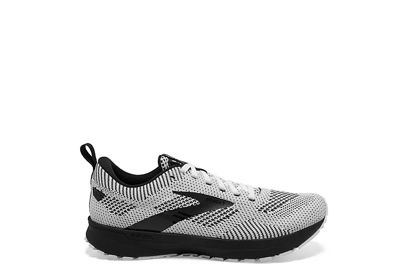 Brooks Womens Revel 5 Running Shoe - White - Image 2