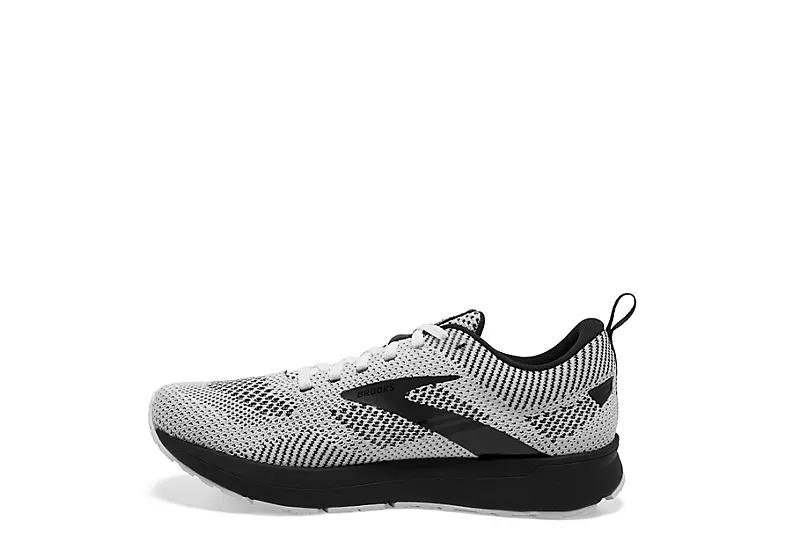 Brooks Womens Revel 5 Running Shoe - White - Image 3