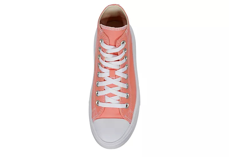Converse Womens Chuck Taylor All Star Move High Top Sneaker - Pink - Image 6