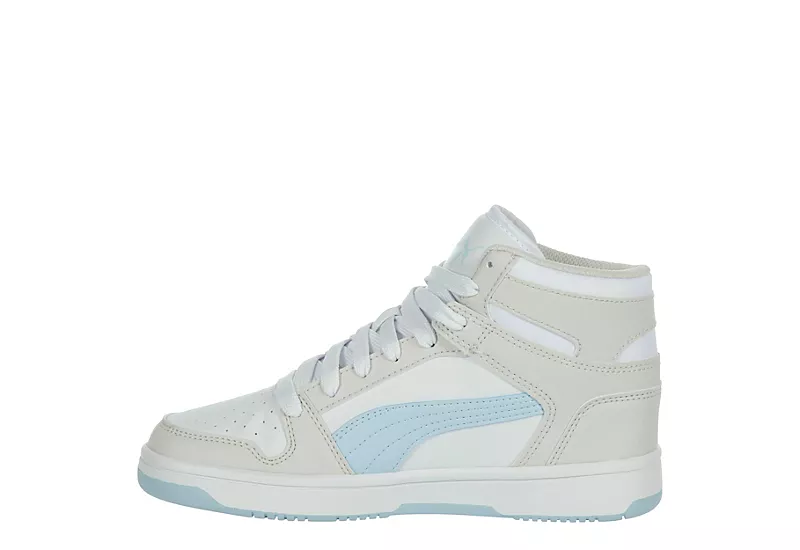Puma Womens Rebound Lay Up Sneaker - White - Image 4