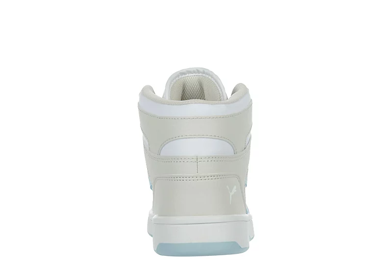 Puma Womens Rebound Lay Up Sneaker - White - Image 5